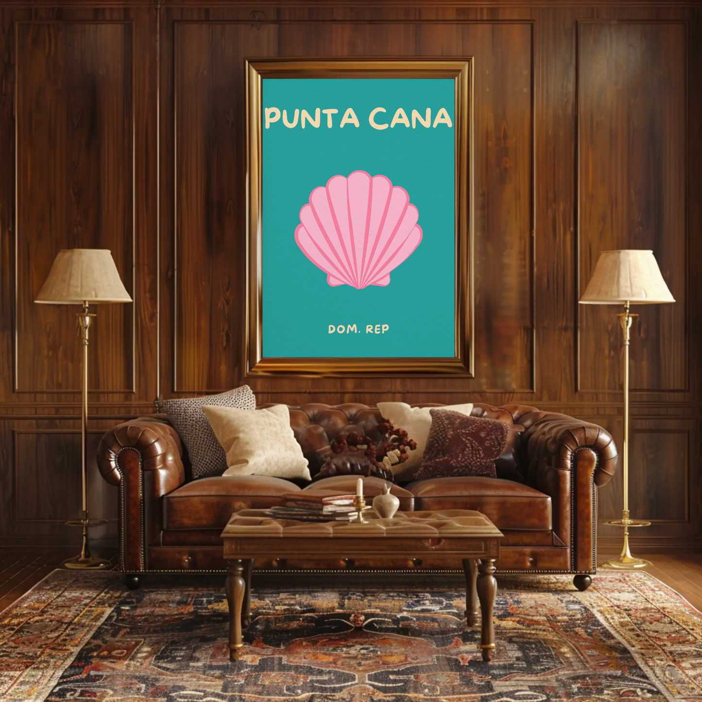 Punta Cana Coastal Vibes Travel Poster