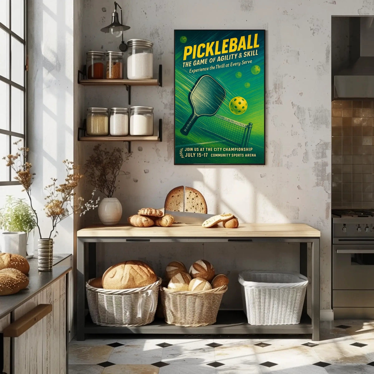 Pickleball Championship Invitation Poster
