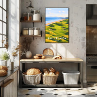 Ballybunion Coastal Golf Course Scenic Travel Poster