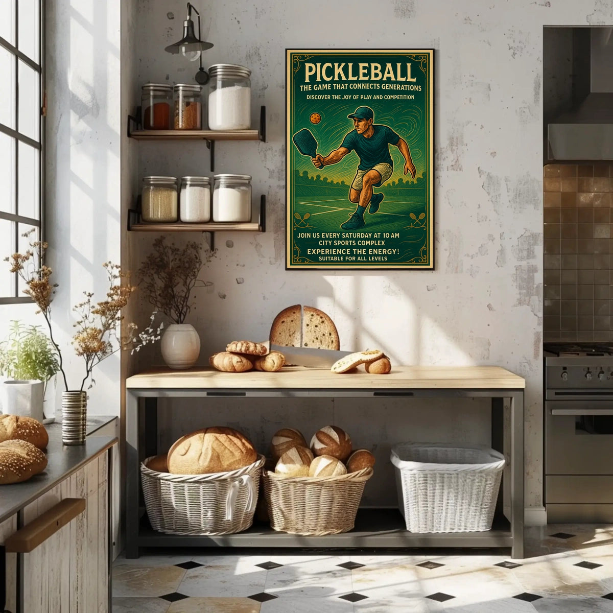 Pickleball The Game That Connects Generations Poster