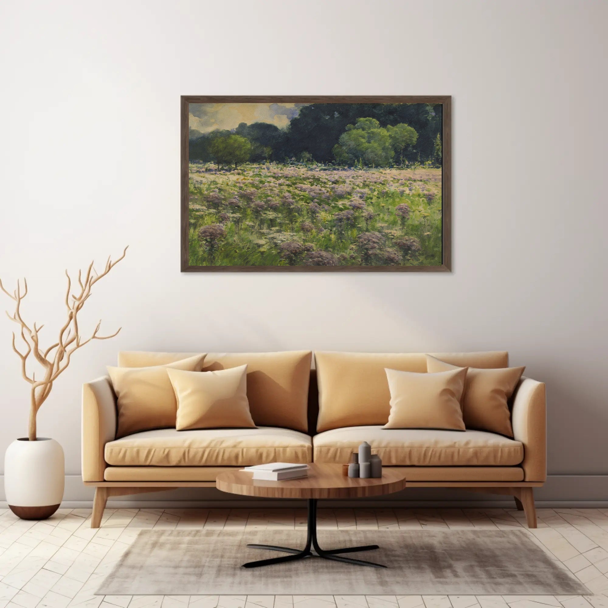 Tranquil Meadow Landscape Poster