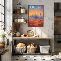 Dubai Jewel Of The Desert Poster For Modern Home Decor