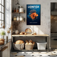Lionfish Vibrant & Venomous Poster PosterGoat