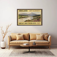 Vintage Ireland Poster: Serene River Scene PosterGoat