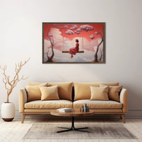 Surreal Swing in Dreamscape Fantasy or Mythology Poster