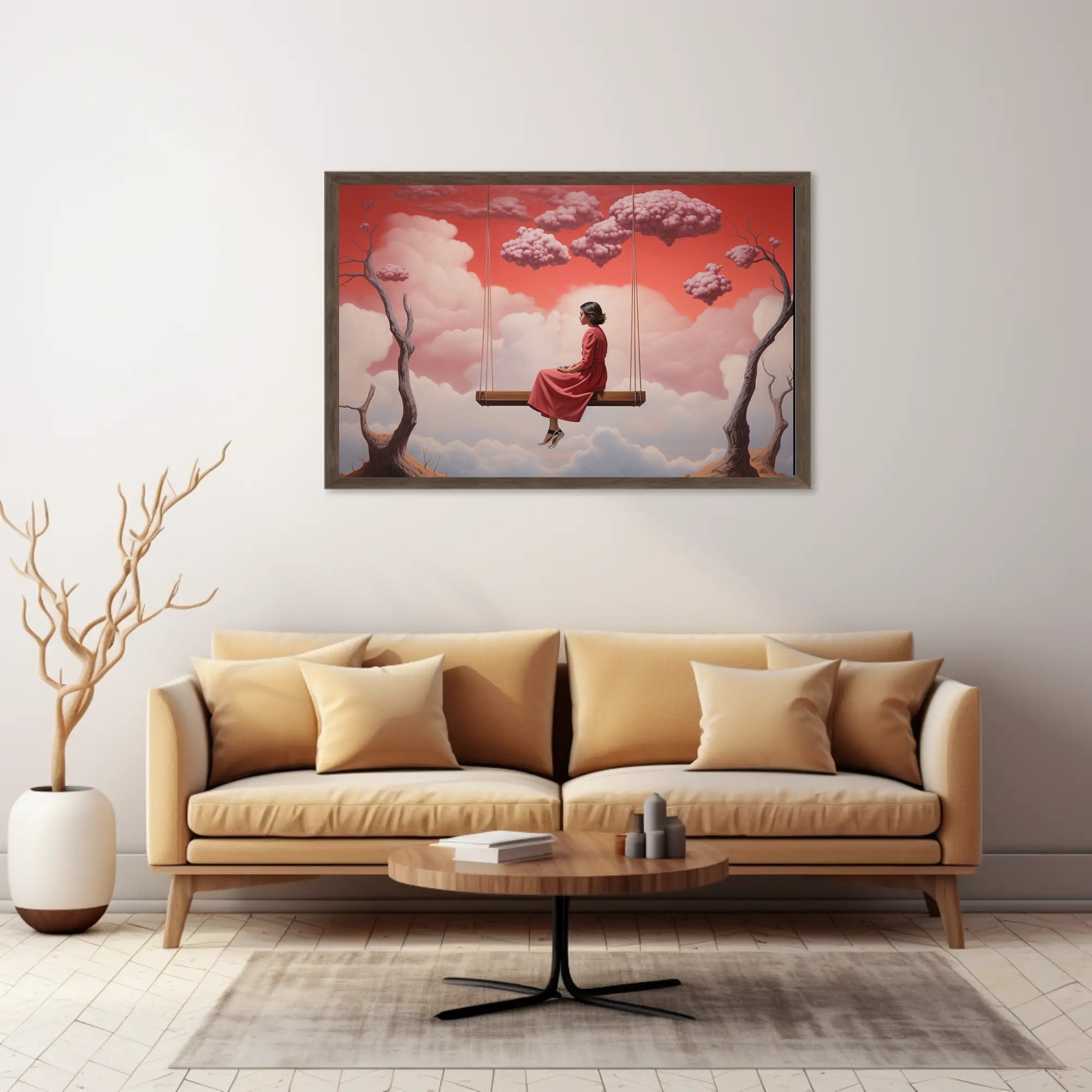 Surreal Swing in Dreamscape Fantasy or Mythology Poster
