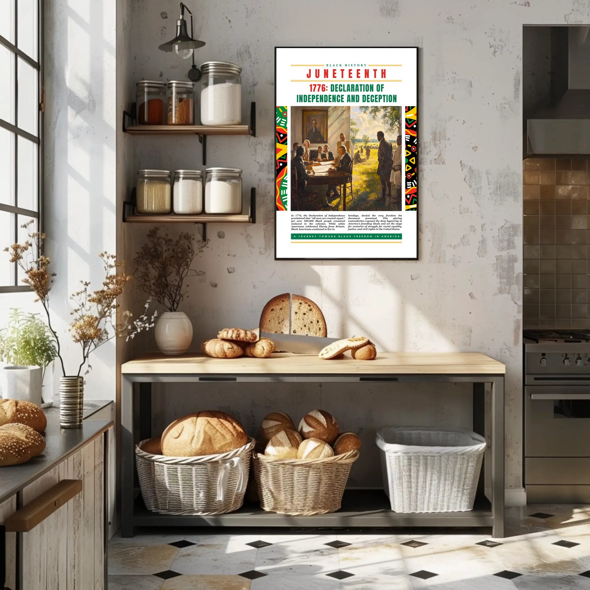 American Revolution in 1776 Historical or Presidential Poster