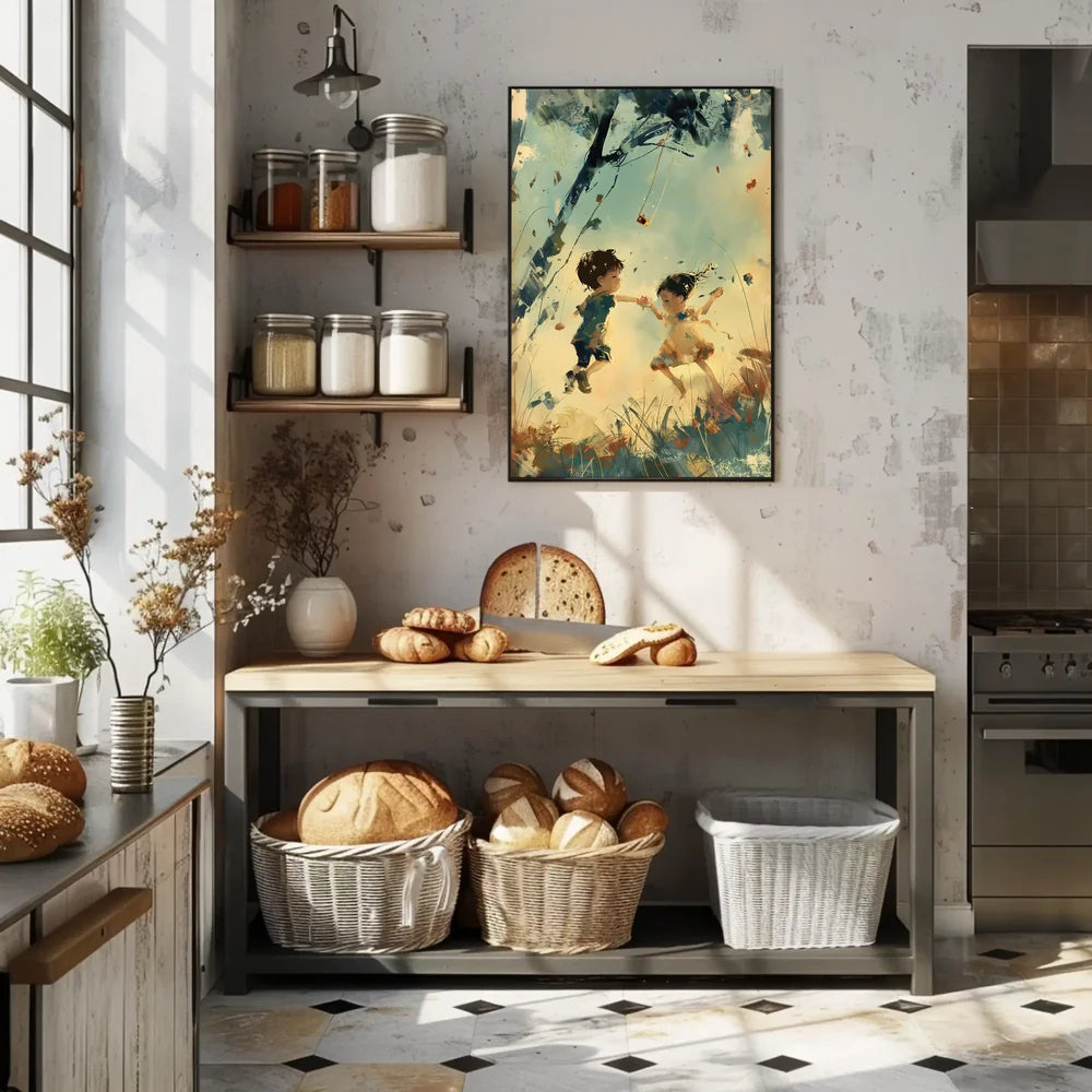 Vintage Art Deco Travel Destination Poster