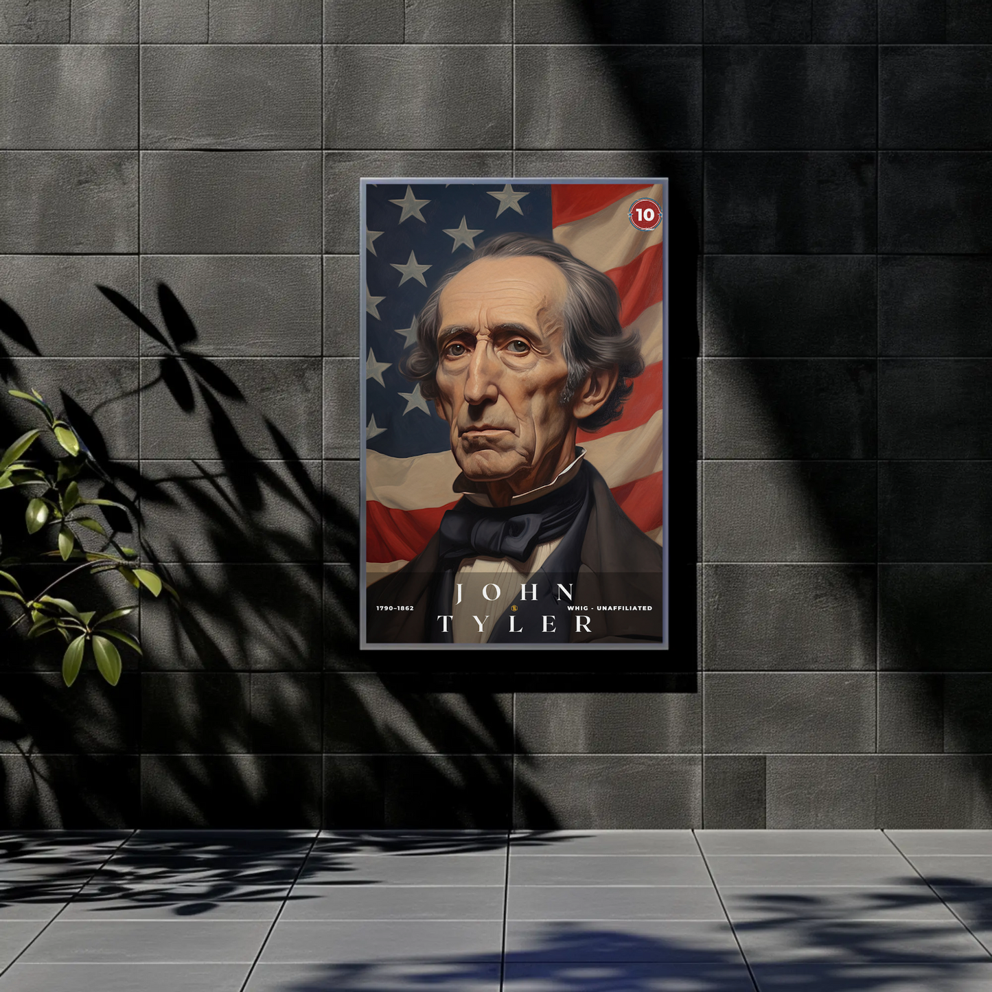 John Tyler 10th President Of The United States Portrait
