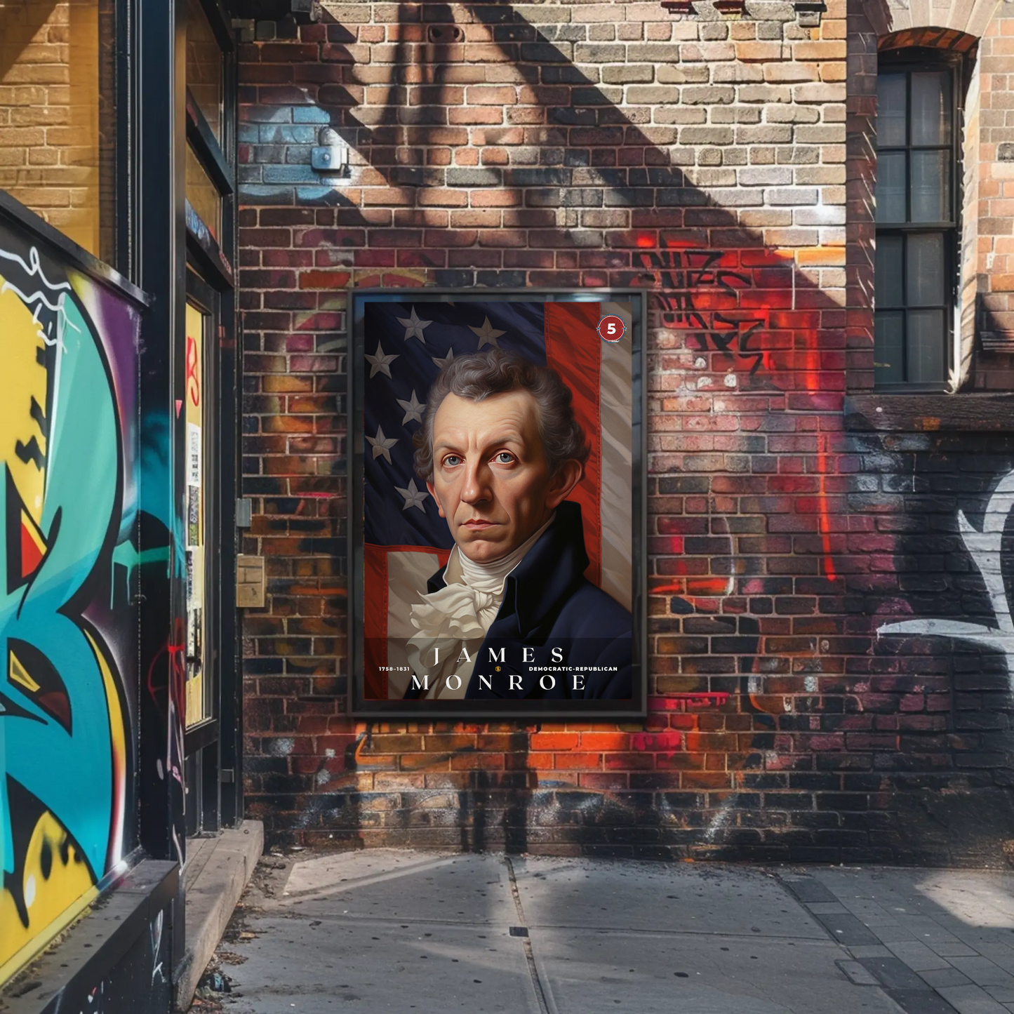 James Monroe 5th President Of The United States Portrait