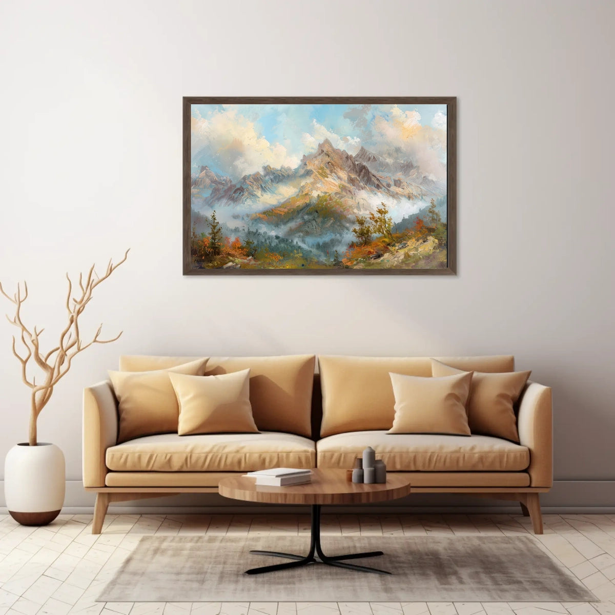 Serene Mountain Landscape Poster
