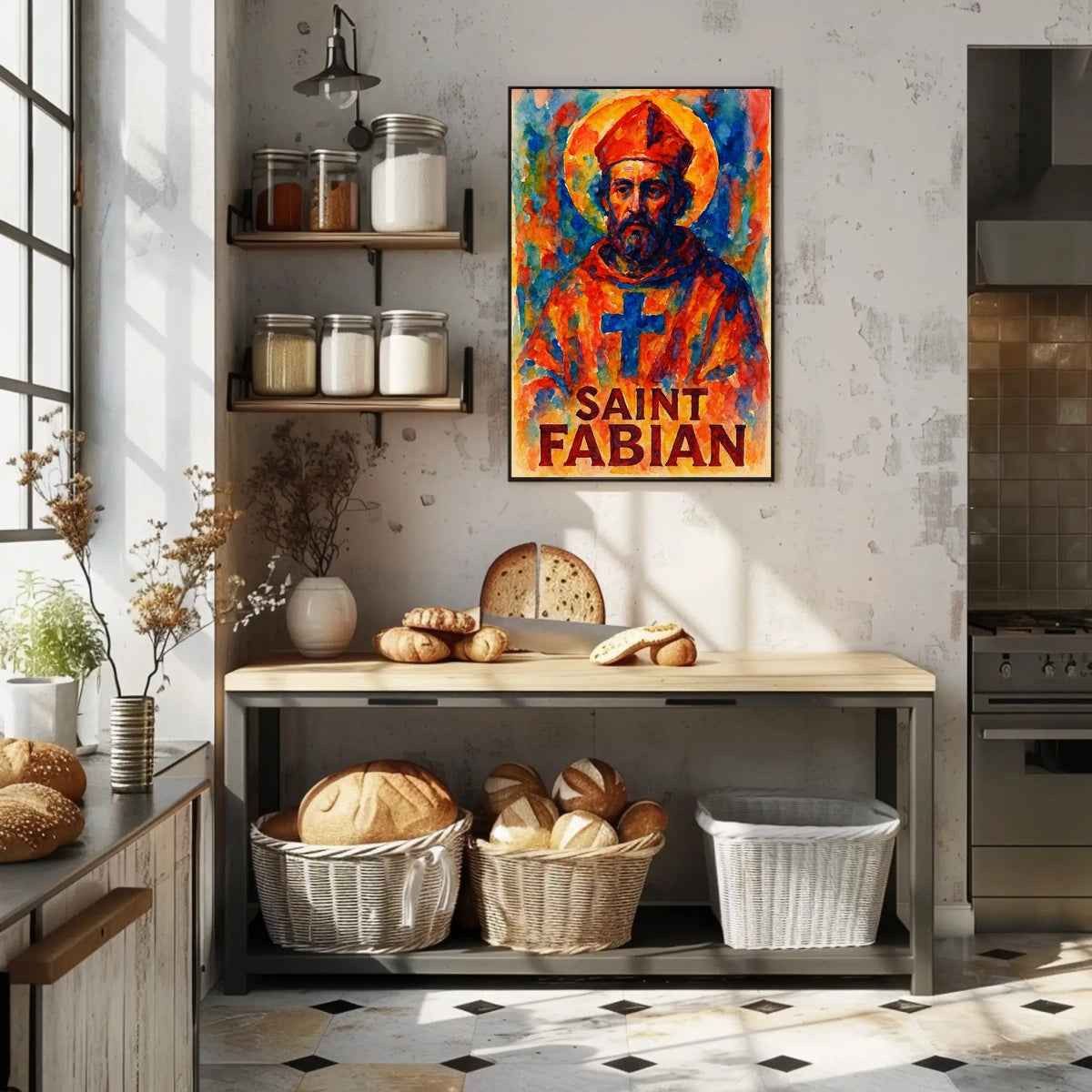 Saint Fabian Poster