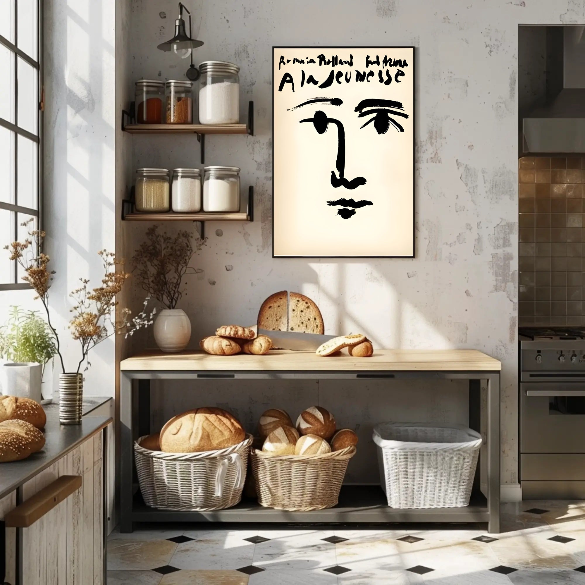 A La Jeunesse Poster Scenic Vintage Travel Print