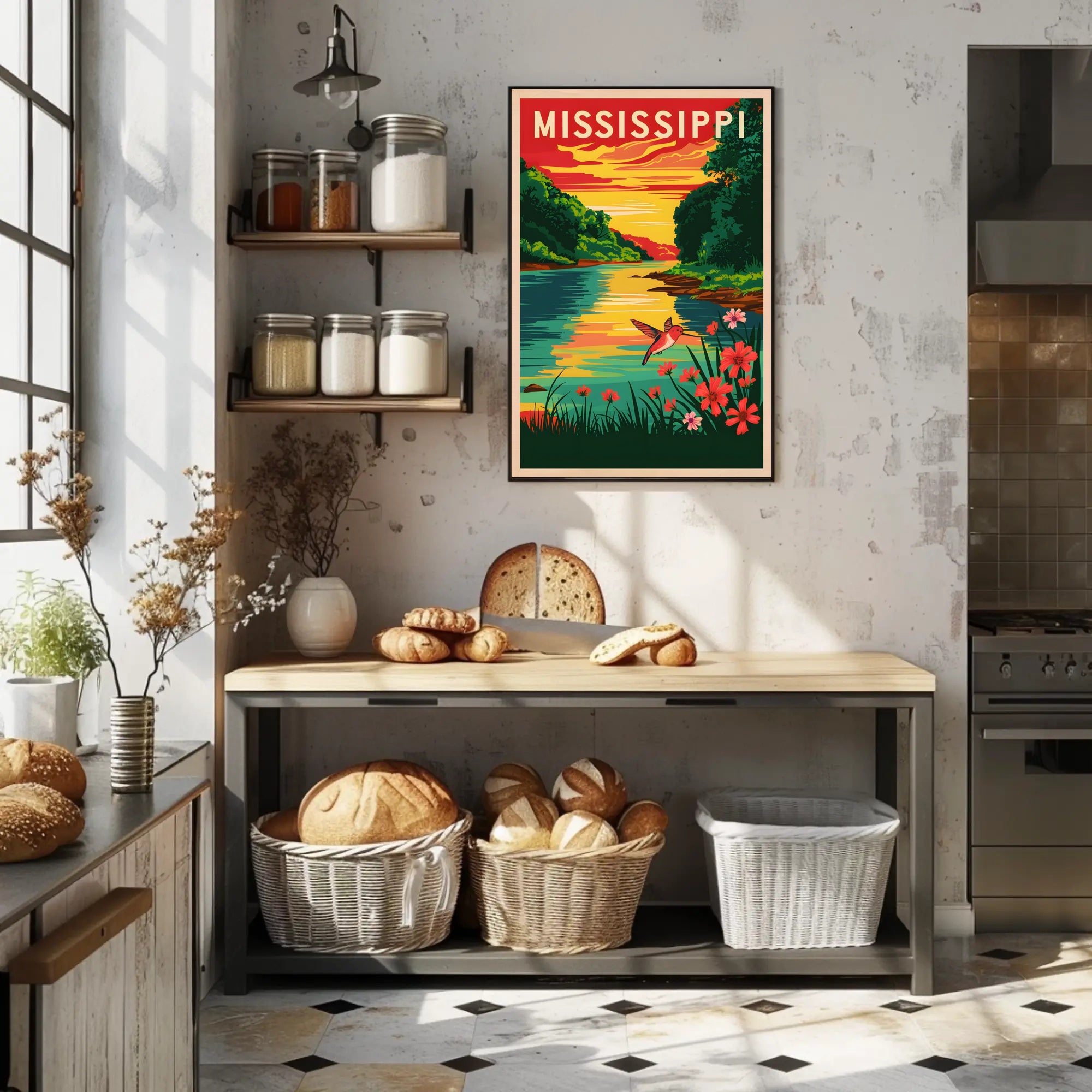 Mississippi Nature Scene Poster