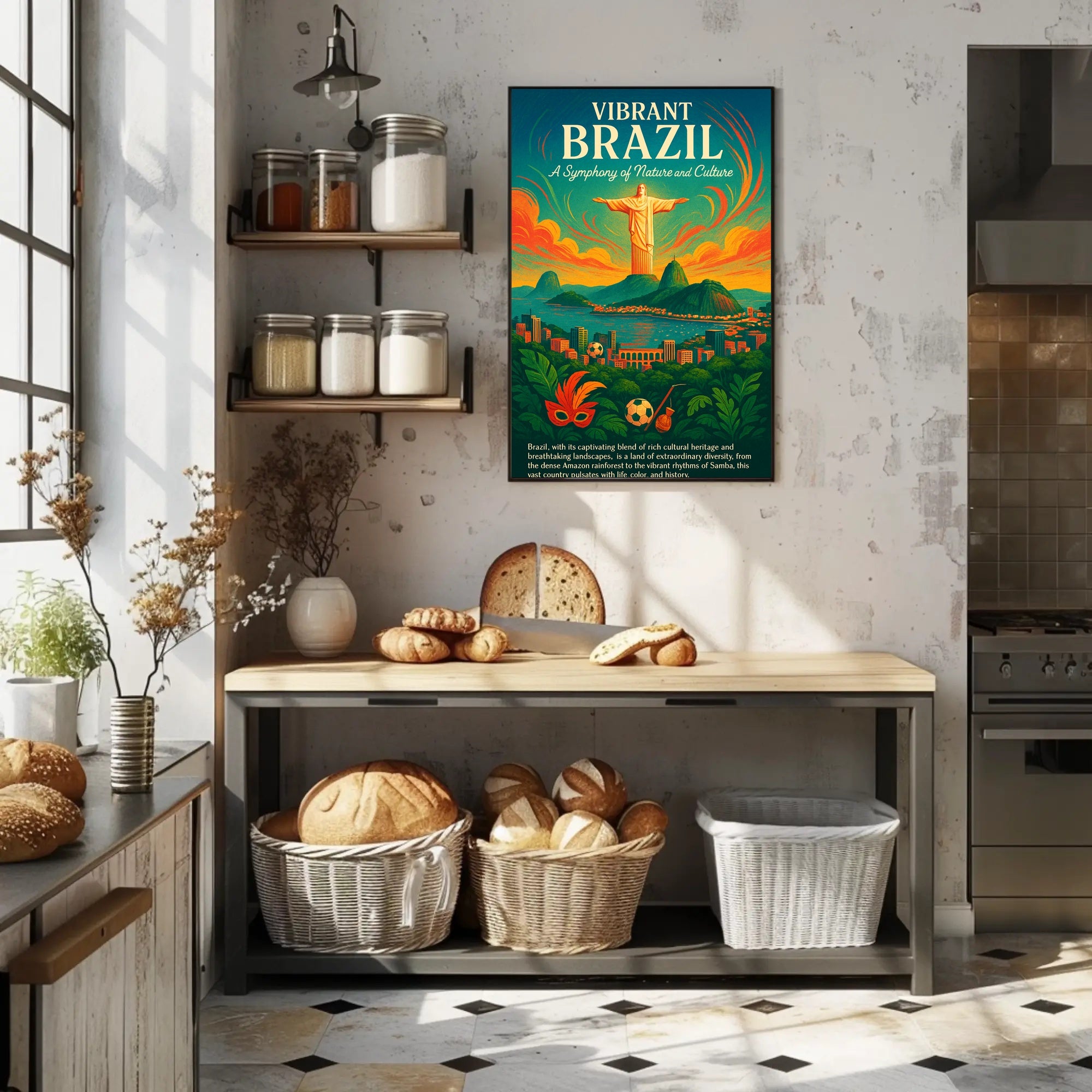 Vibrant Brazil A Symphony Of Nature And Poster