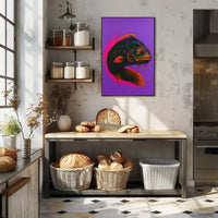 Vibrant Fish Portrait Poster