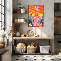 Retro Disco Night Poster