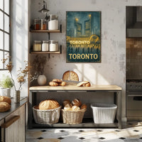 Toronto Winter Scene Poster