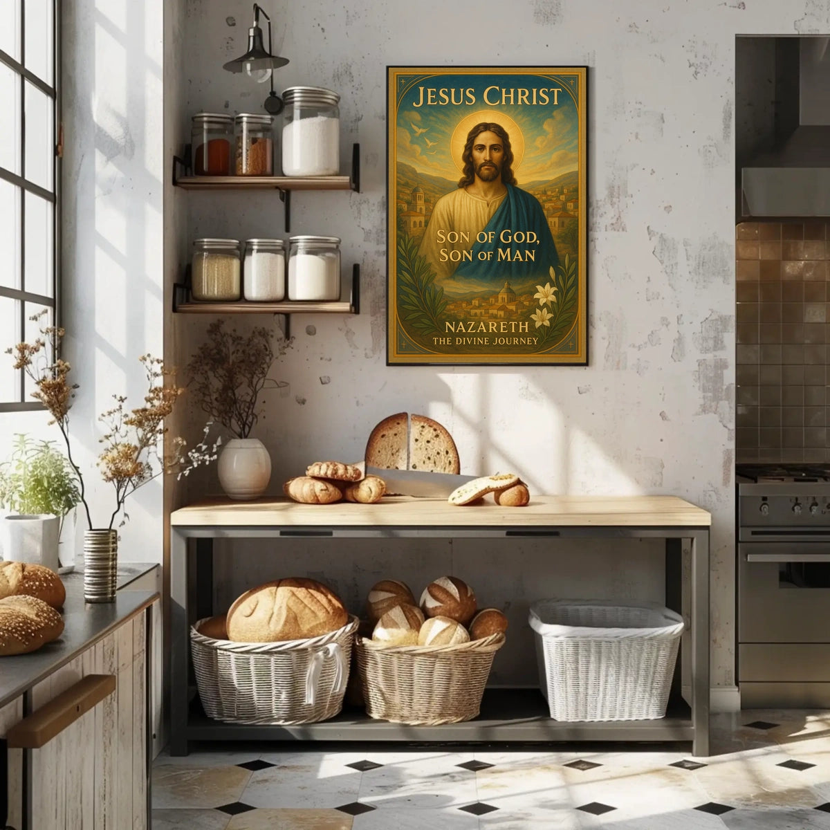 Jesus Christ The Divine Journey Poster