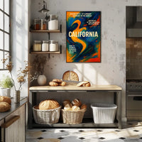 California The Golden State Poster
