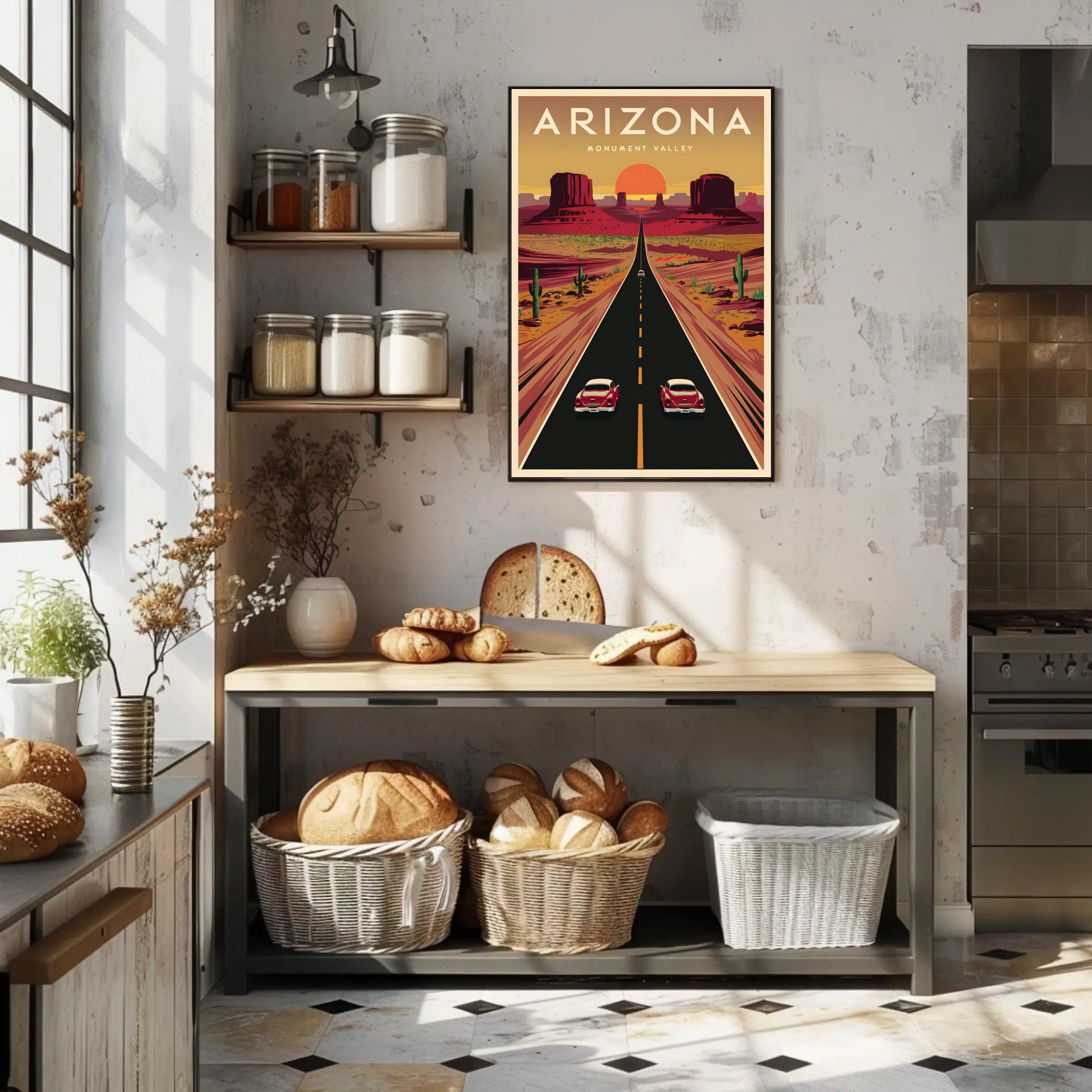 Arizona's Monument Valley Road Trip Poster