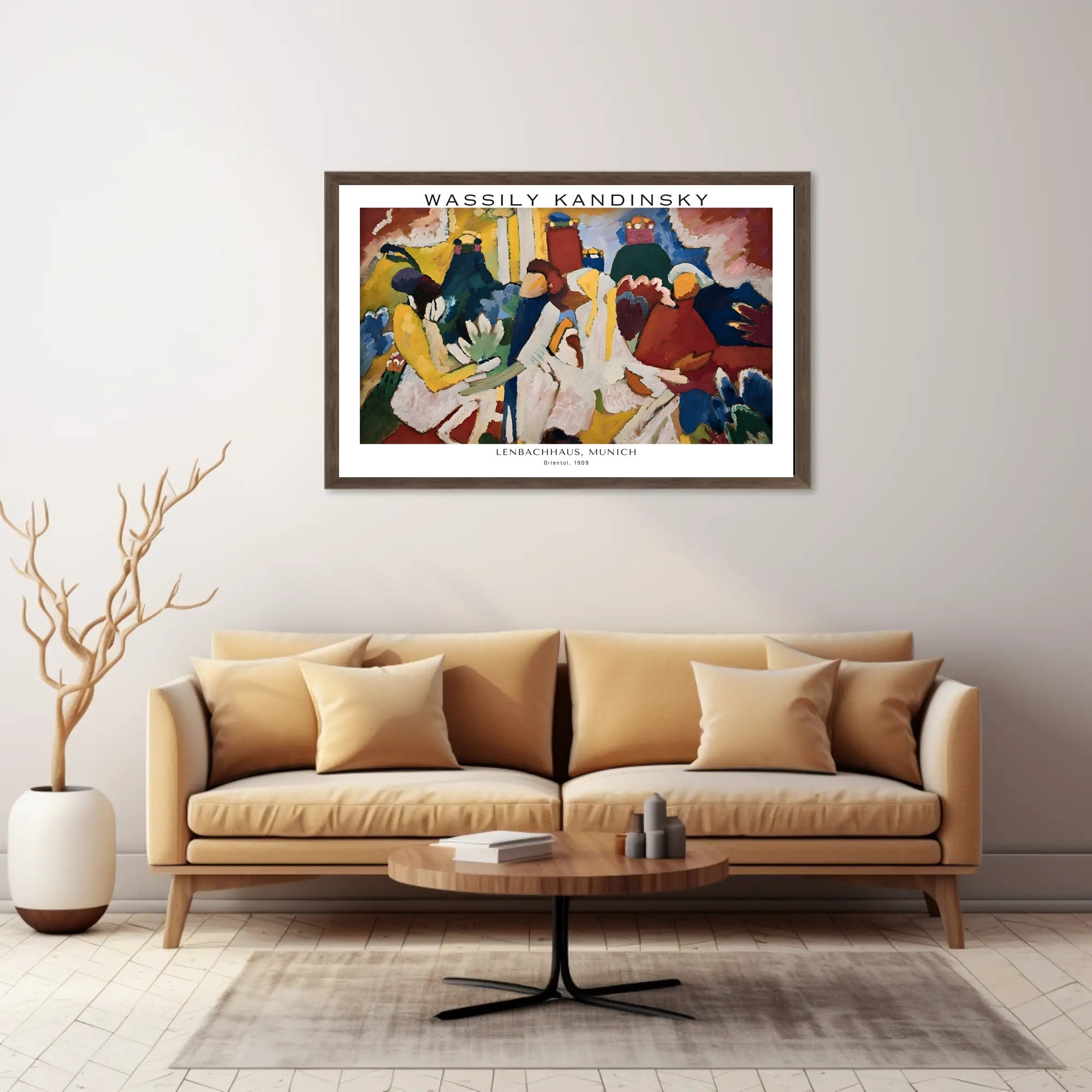 Wassily Kandinsky "Oriental 1909" Poster