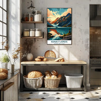 Kenai Fjords Scenic Art Print National Park Poster