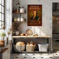 Abraham Baldwin Legacy Vintage Historical Poster