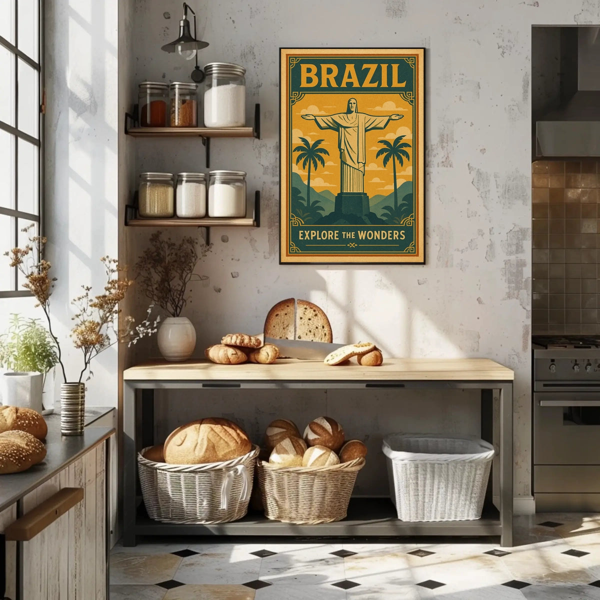 Explore the Wonders of Brazil Poster