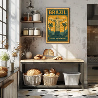 Explore the Wonders of Brazil Poster