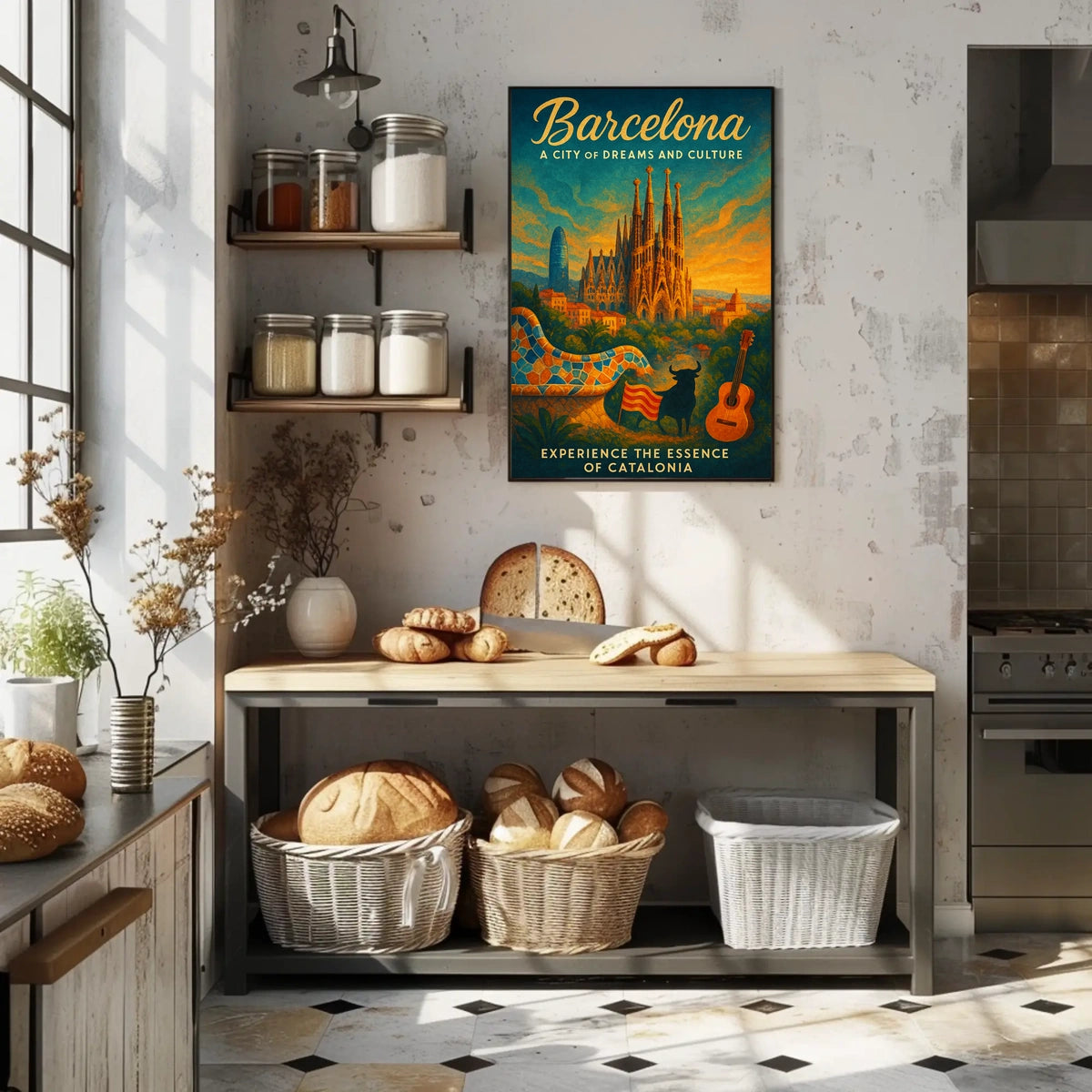 Barcelona A City of Dreams and Culture Poster