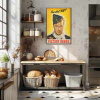 World War II Victory Bonds Propaganda Poster