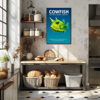 Cowfish Nature’s Quirky Marvel Poster PosterGoat