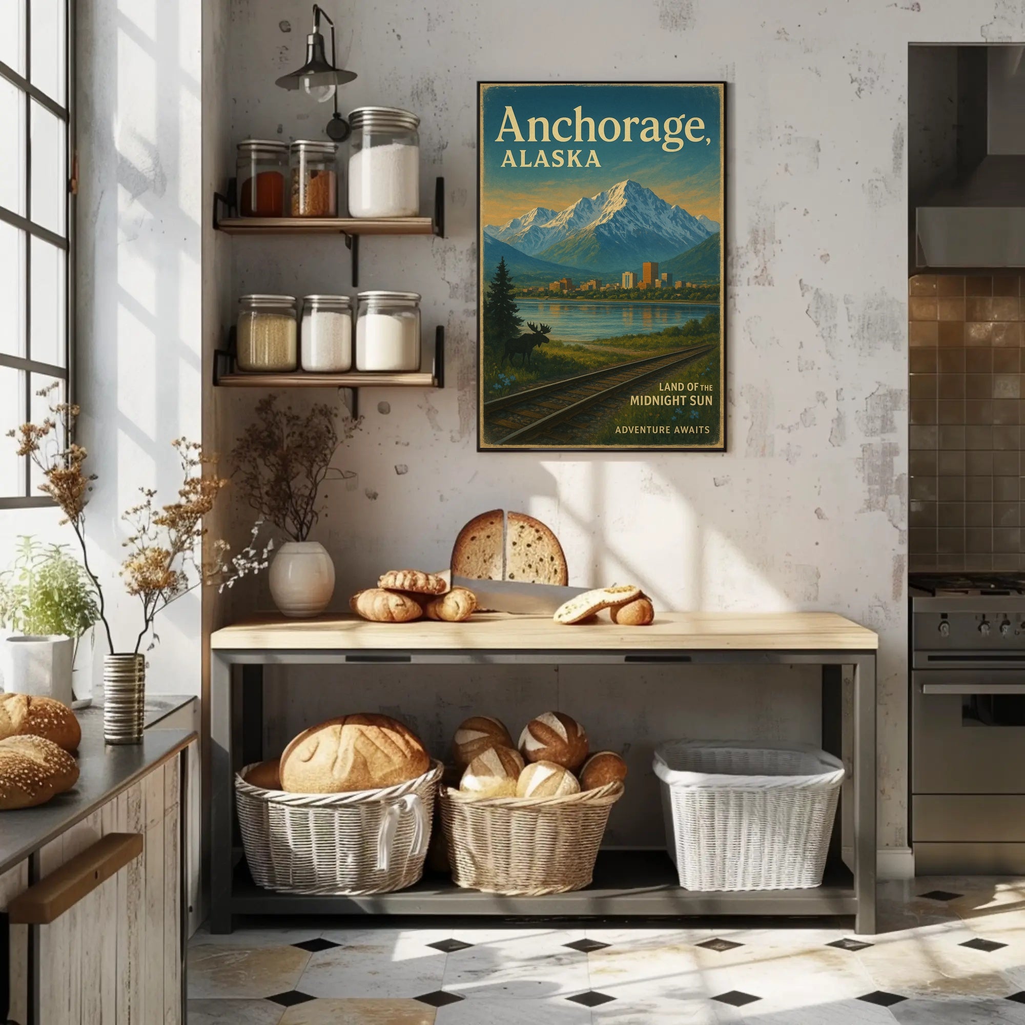 Discover Anchorage, Alaska Poster