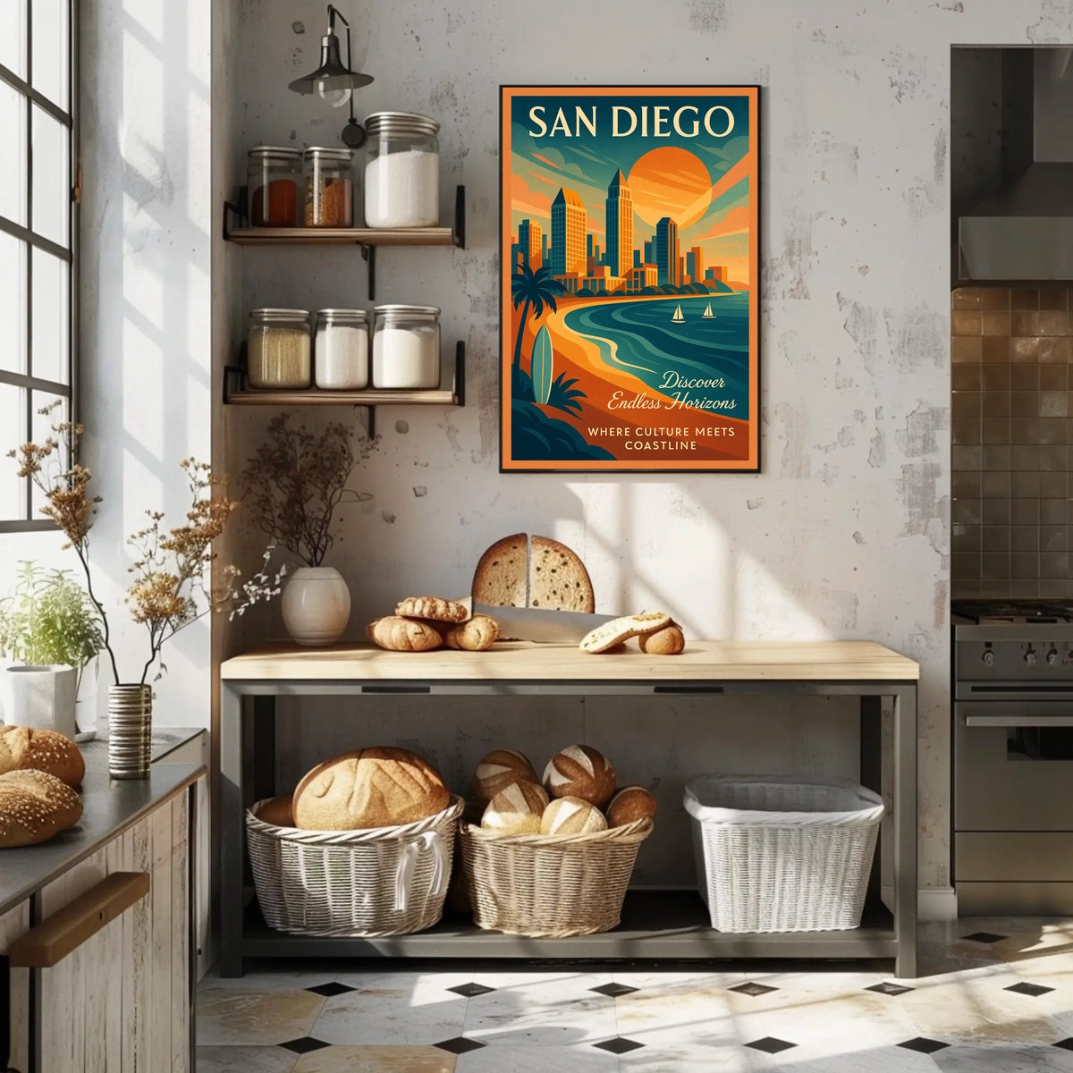 San Diego Discover Endless Horizons Poster