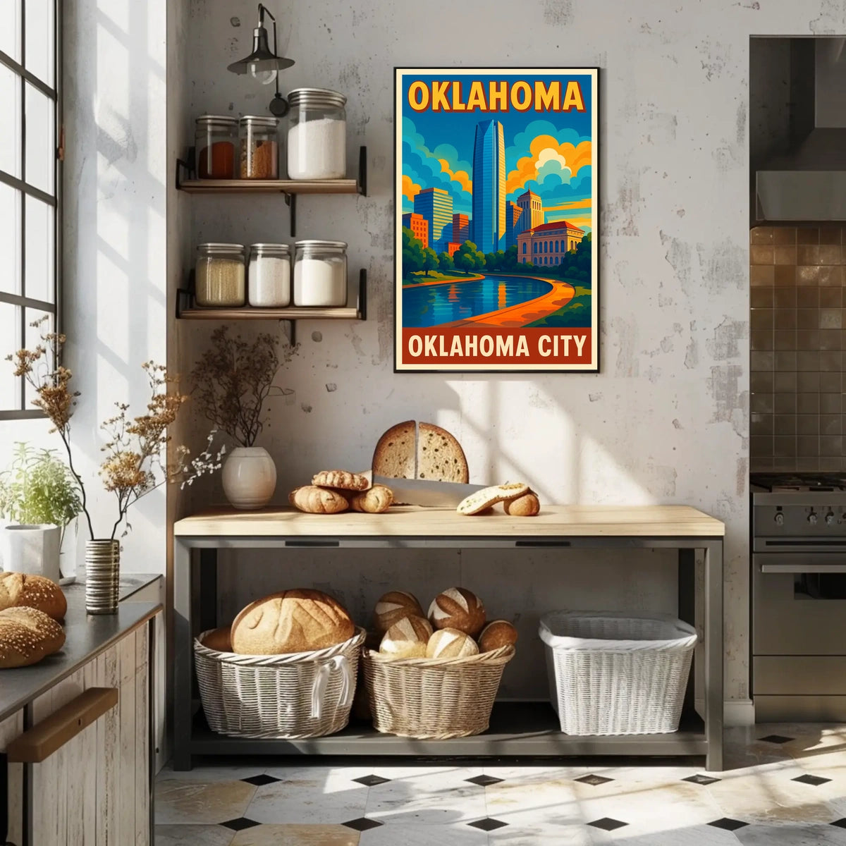 Oklahoma City Skyline Poster
