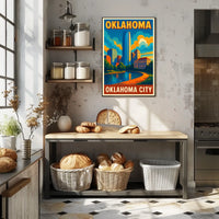 Oklahoma City Skyline Poster