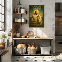 St. Bernard of Clairvaux Poster PosterGoat