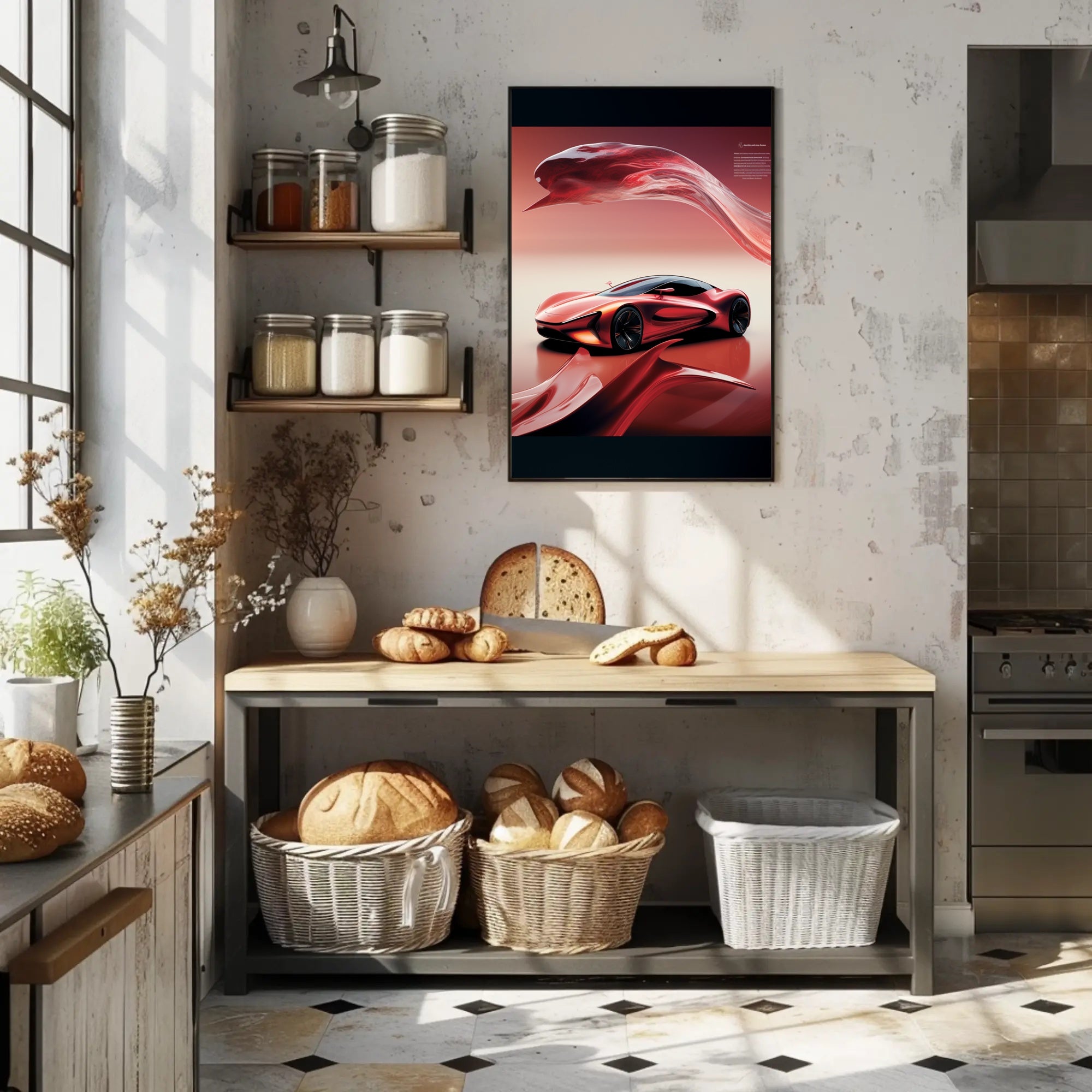 Futuristic Elegance Poster PosterGoat