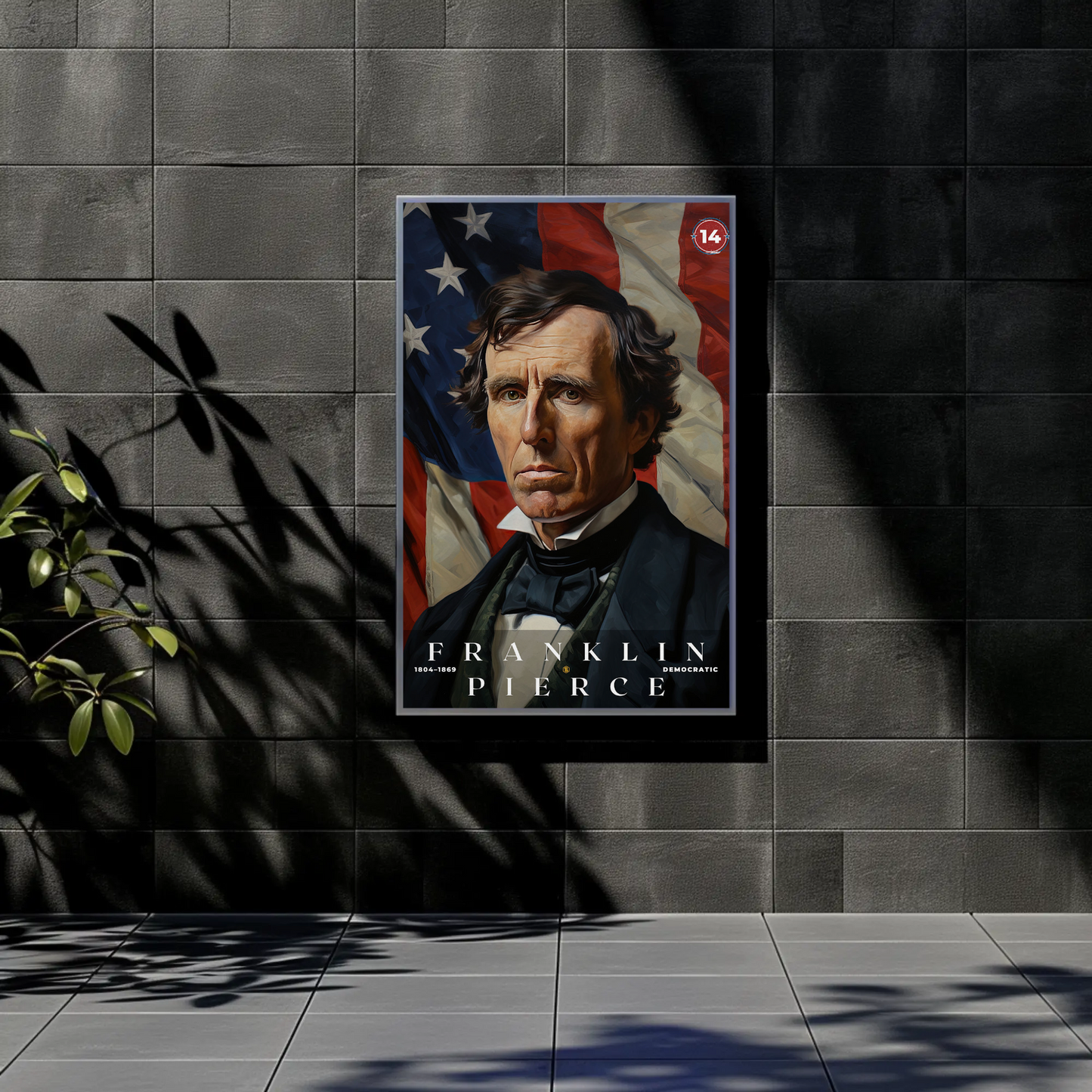 Franklin Pierce 14th President Of The United States Portrait
