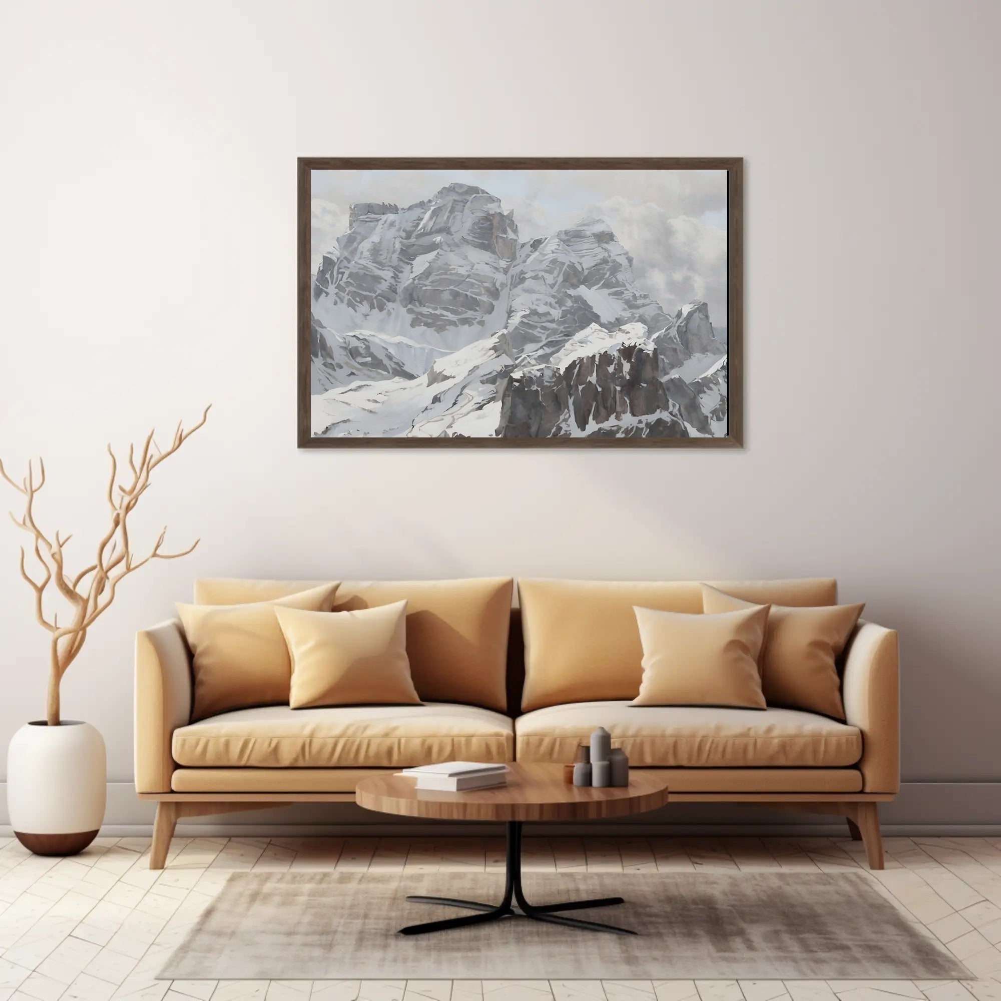 Majestic Alpine Peaks Poster