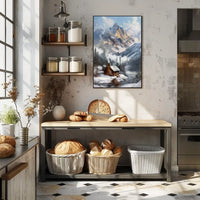 Vintage Art Deco Cityscape Poster