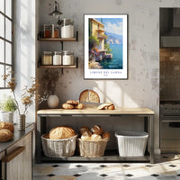 Limone del Garda Italian Escape Travel Poster PosterGoat