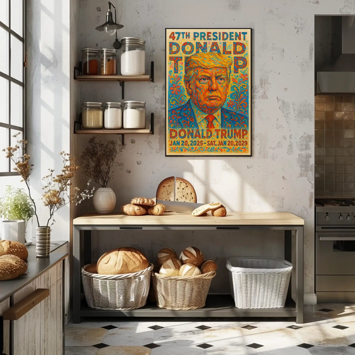 Donald Trump Mosaic Legacy Bold Patriot Poster