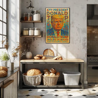 Donald Trump Mosaic Legacy Bold Patriot Poster