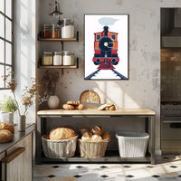 Vintage Adventure Travel Scene Poster