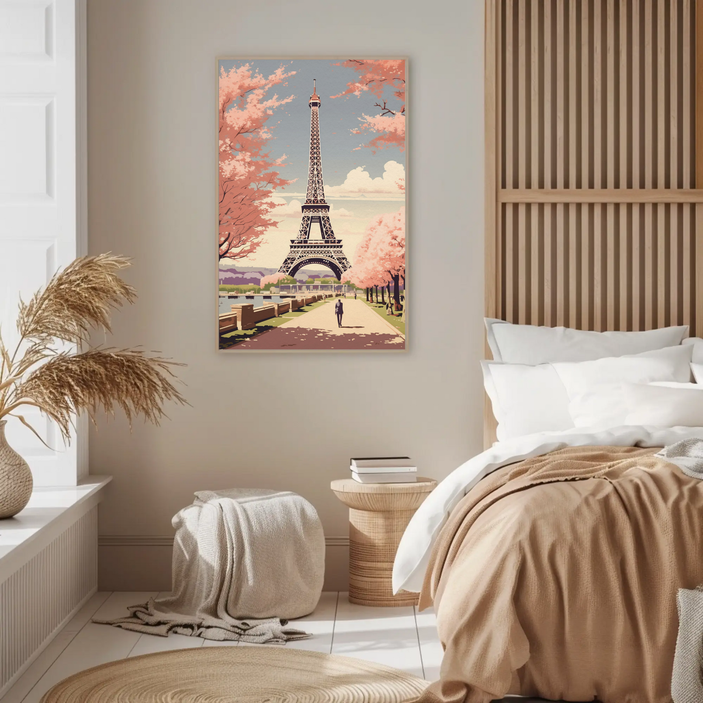 Paris – Eiffel Tower and Cherry Blossoms