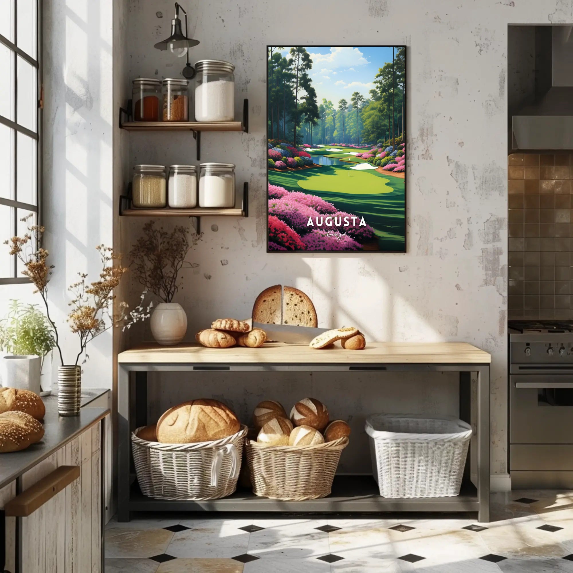 Serene Augusta Golf Course Art - Sports Poster