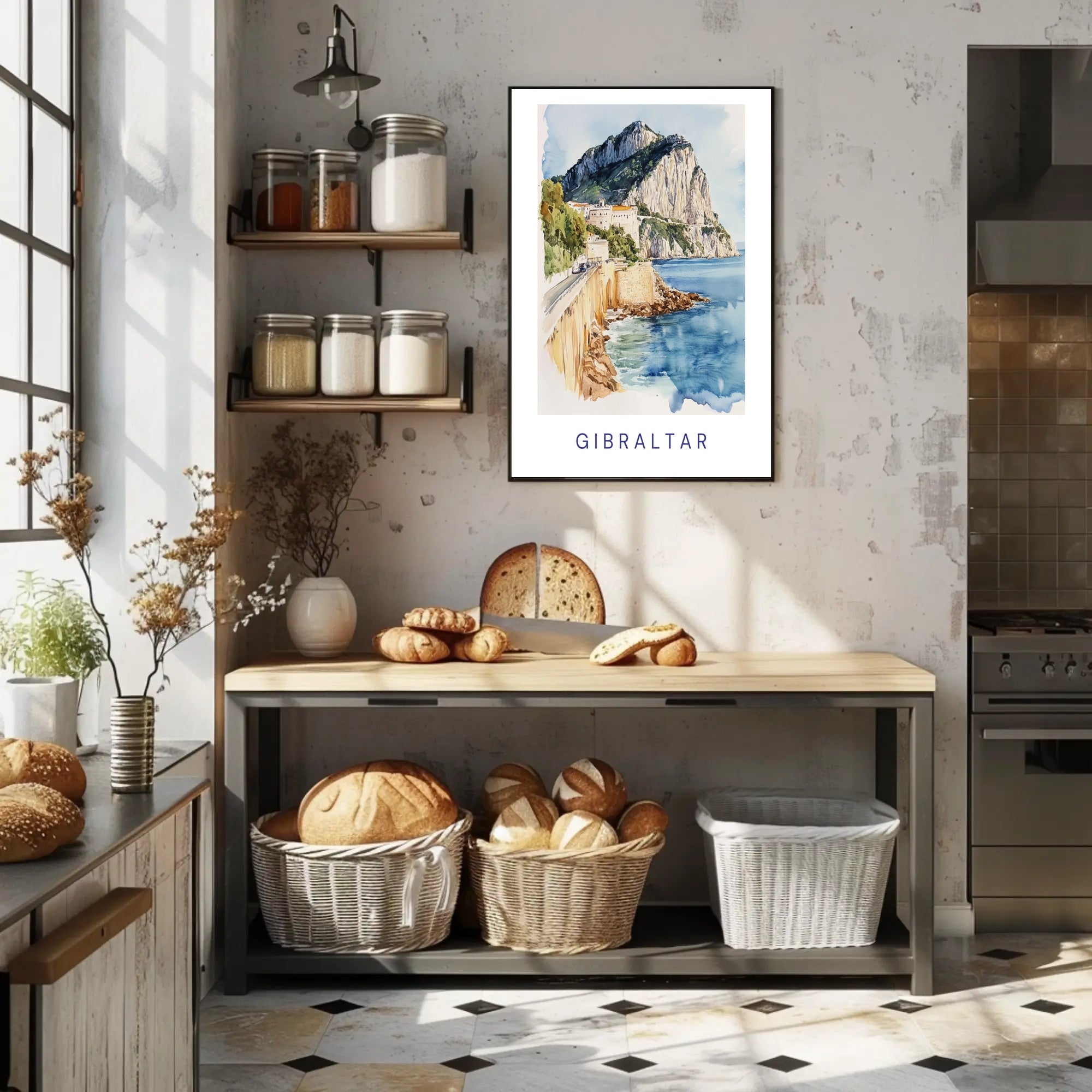 Scenic Gibraltar Poster PosterGoat