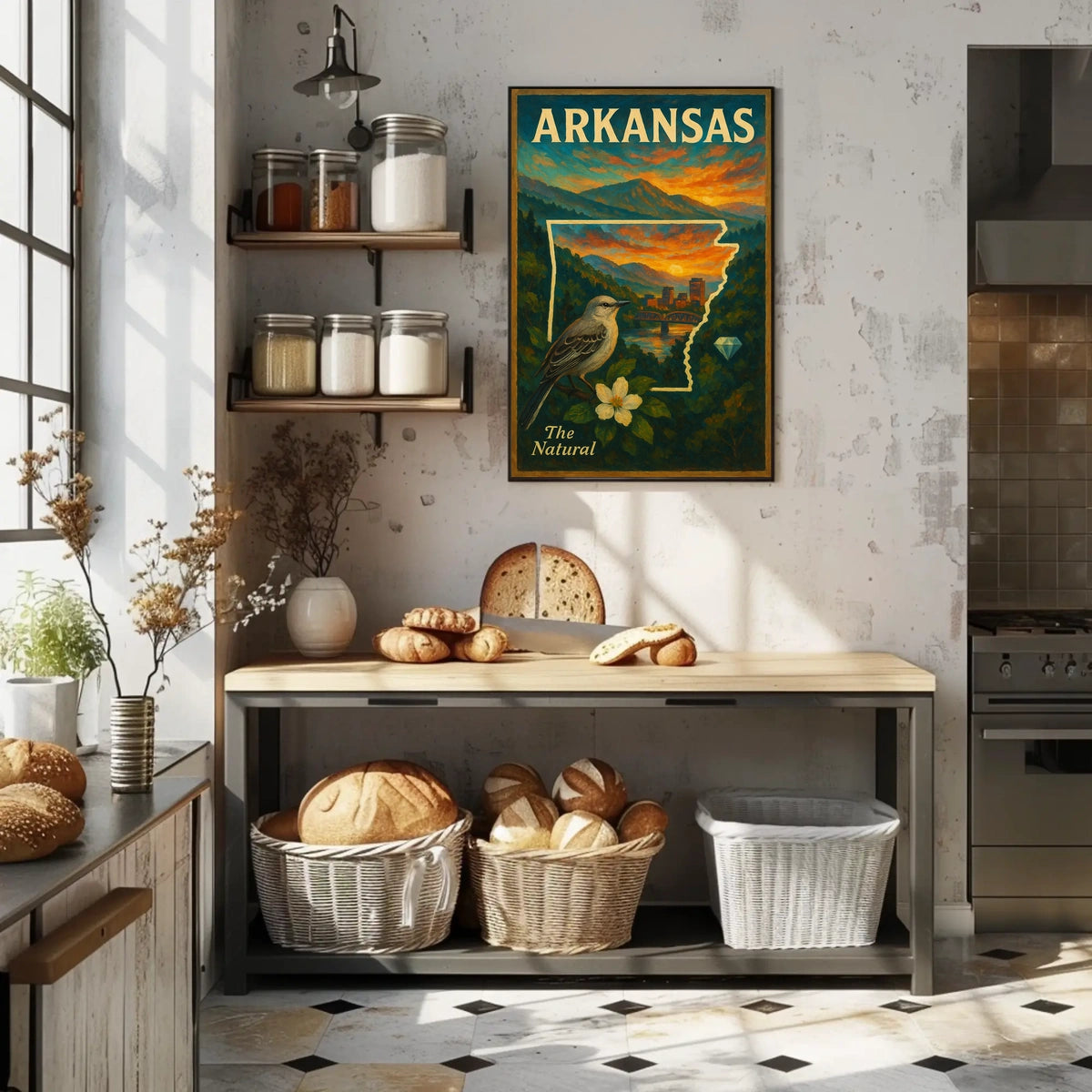 Arkansas The Natural State Poster